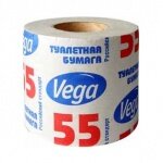 Туалетная бумага "Wega 55" на евровтулке